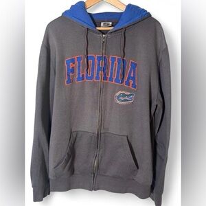 Stadium Athletics University of Florida Gator Gray Hoodie with Blue Trim